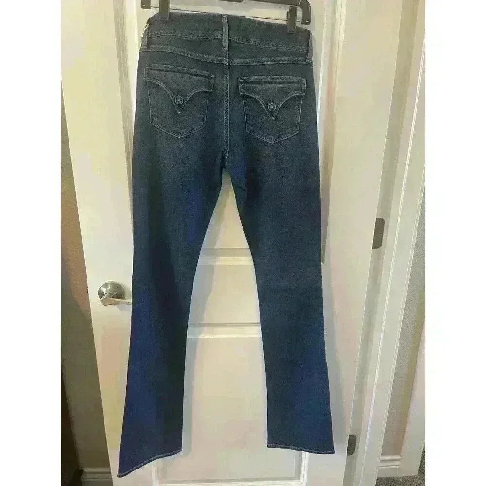NWT Hudson women jeans Beth Baby Boot Size 27 XLong dark wash Mid rise MSRP $205 - Picture 6 of 7